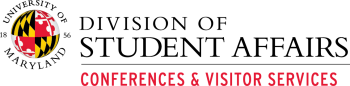 University of Maryland Conferences & Visitor Services Logo